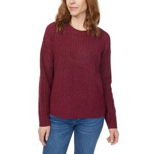 Legendary Outfitters Cable Knit Sweater – Maroon – Size M (Flawed)